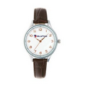 Women's Pedre Largo watch with brown leather strap